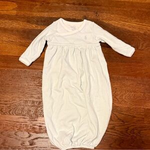 Ralph Lauren Soft Pale Blue Striped Sleep Sack 3 months